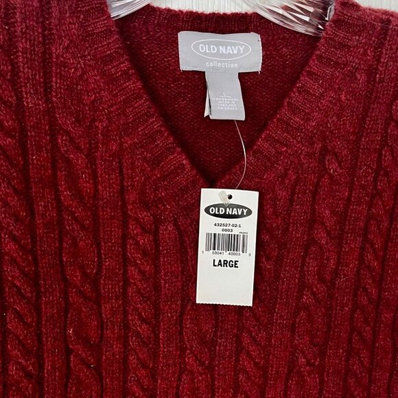 Vintage Lambswool Sweater Vest Mens Large Grandpa Academia Y2K Preppy Professor - Picture 3 of 8